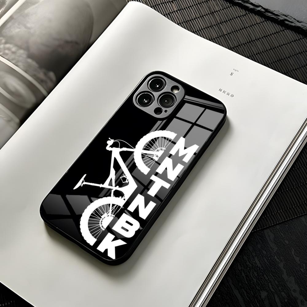 BIKE Велоспорт Искусство Чехол для телефона Для Iphone 16 15 13 12 14 11 Pro Max Mini X Индивидуальный DIY Картинки Xr Xs 8 7 Puls 6 Стеклянный Funda Чехол