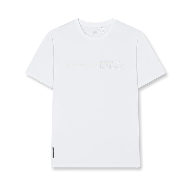 FILA SS24 T Shirt Men's Standard White F11M422119FWT