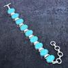 Blue Triplet Opal Gemstone 925 Sterling Silver Bracelet 7-8"