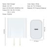 Быстрое зарядное устройство PD20W Type-C для телефонов Apple и Huawei