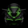 Motorcycle Mirror for ZX-6R (ZX636G`19-24) Wing-shaped "Stealth" Rotatable Aluminum
