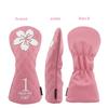 Soft And Durable Golf Head Cover Sakura Pattern Wood Headcover Golf Club Protector  Driver Fairway