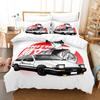 Initial D Ae86 Комплект постельного белья Single Twin Full Queen King Size Комплект постельного белья Aldult Kid Bedroom Duvetcover Sets 3D Anime Bed Sheet Set