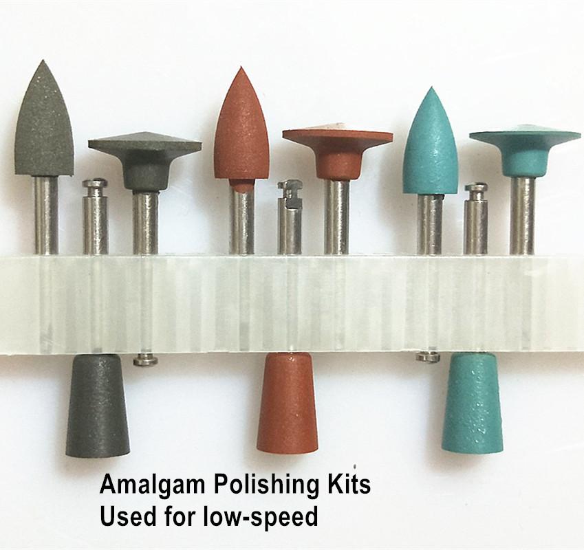 Набор из 9 шт./10 шт./12 шт., набор для полировки стоматологических композитов, фарфоровый полировщик для полировки зубов, полировка металлической коронки для низкоскоростного наконечника