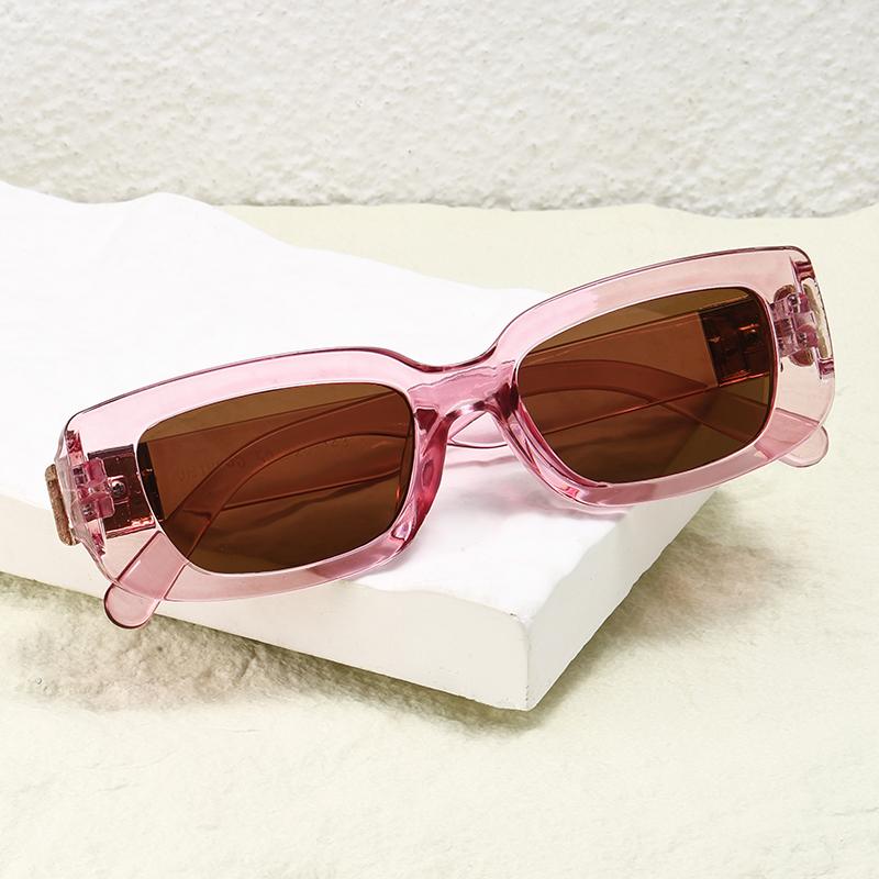 Version High-end Square Plastic Sunglasses for Men and Women Fashionable Trendy UV Resistant Glasses Outdoor Sunshade Sunscreen Eyewear