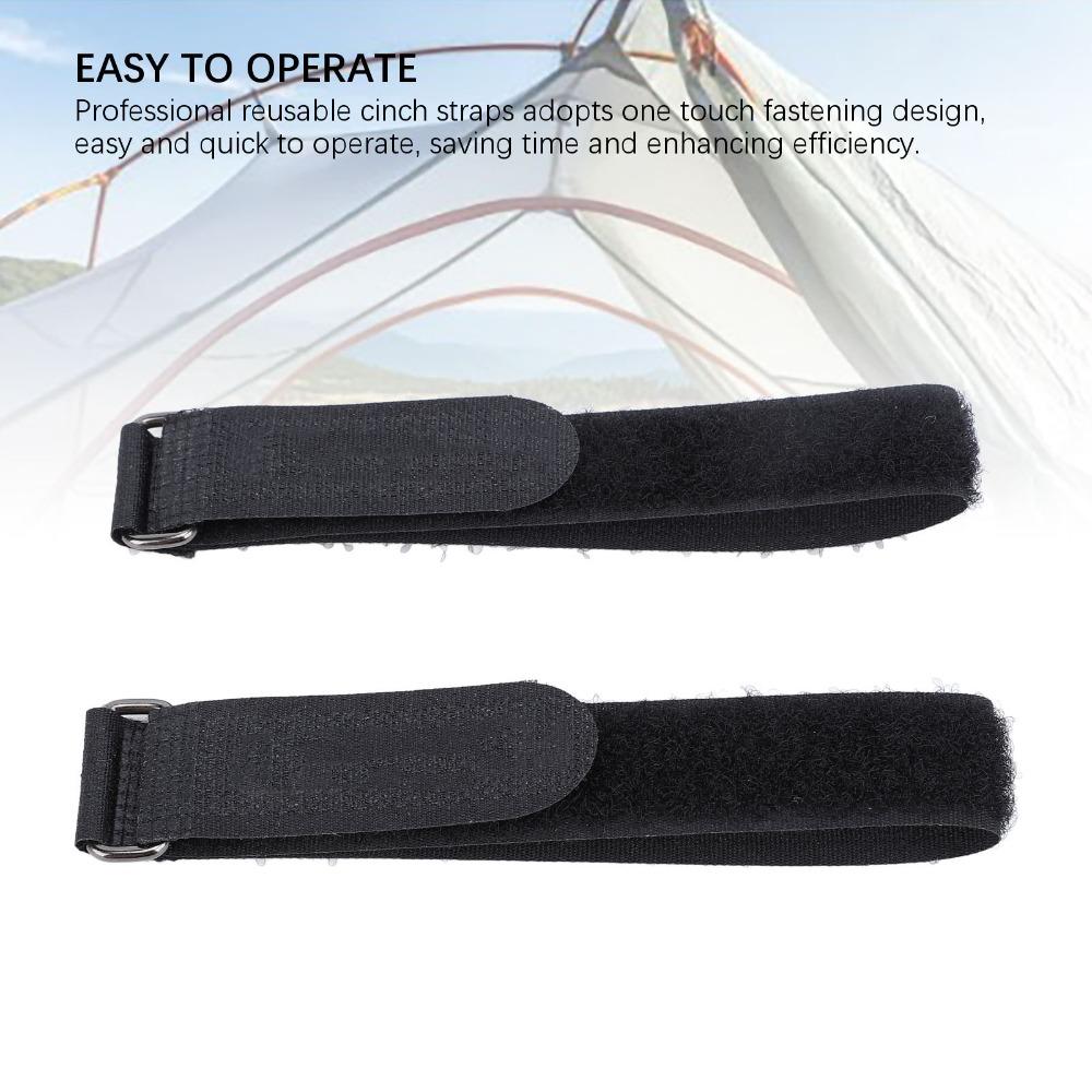 2 Pcs 11.8in Hook and Loop Straps Multipurpose Cinch Straps Nylon Straps  Securing Applications