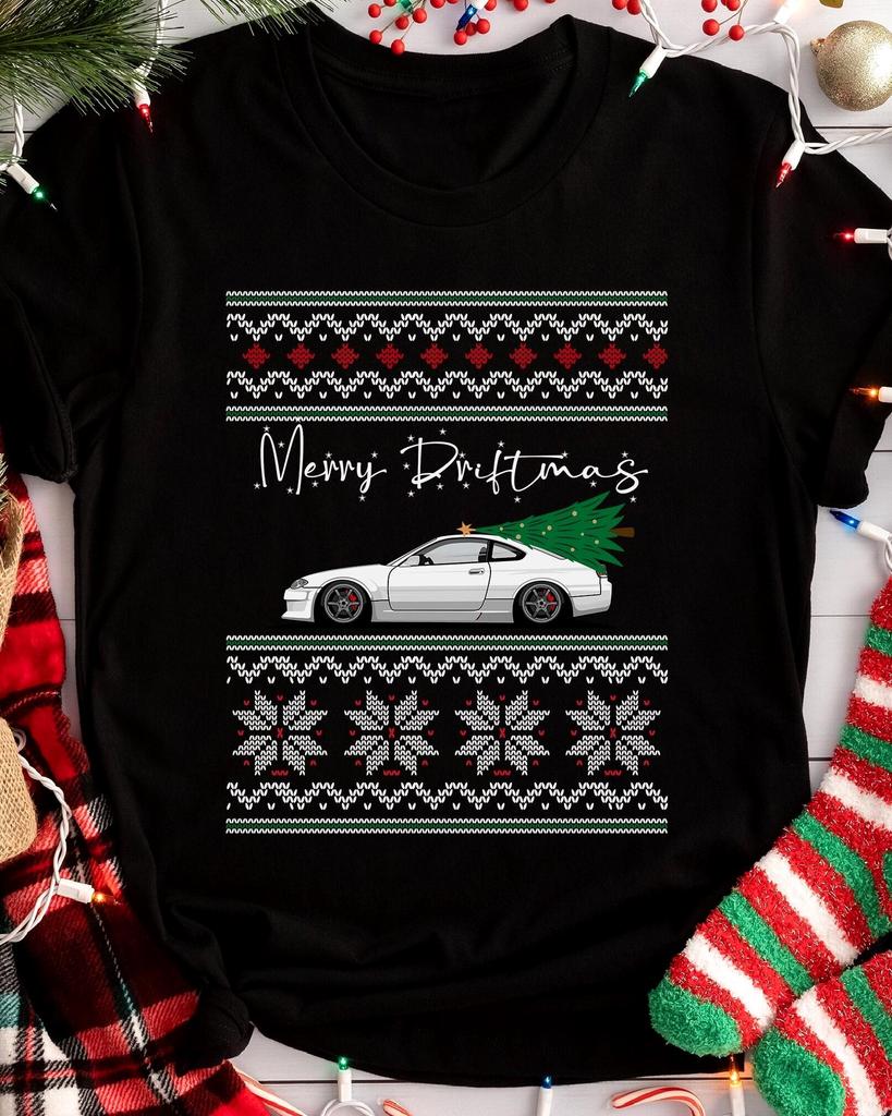 Merry Driftmas T-Shirt, JDM Christmas Car Guy Gift