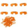 100Pcs Poultry Foot Rings Identification Leg Buckle with Numbers for Chicken Duck Bird