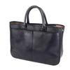 Genuine Leather NP Leather Briefcase Stylish Boosters Navy [Boosters]