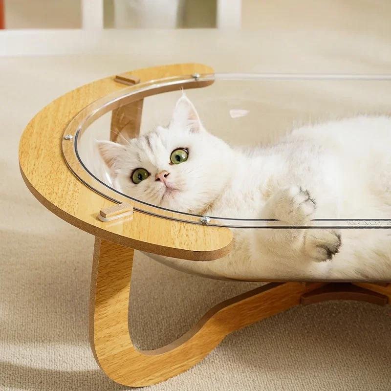 Wholesale Acrylic Pet Dog Sofa Cats Bed Animal House Pet Sleeping Beds Space Capsule Cat Litter Cushion