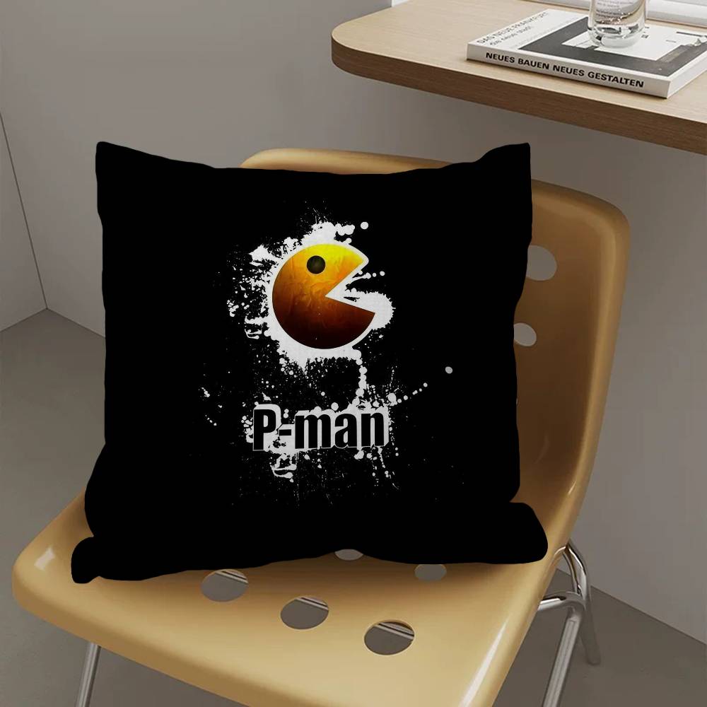 P-Pac-M-man 45*45см Наволочка Декоративная Наволочка для Подушки Домашняя Наволочка для Подушки на Диван