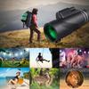 80X100 Monocular Telescope with Low Night Vision High Powered Monocular Scope for Birds Wildlife