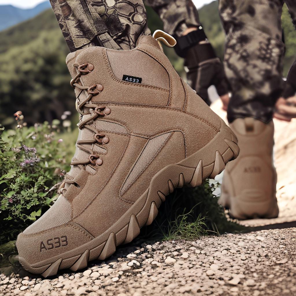 Men's Large Size Combat Boots Four Seasons Outdoor Hiking Adventure Rescue Desert Boots Training Camping Mountaineering Men's Boots