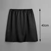 Anti-penetration Women Bodycon Satin Half Slip Waist Solid Skirts