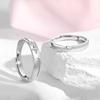 Accompanying Stars Couple Ring Female Niche Design Open Ring Couple Pair Ring To Give Girlfriend Gift Jewelry