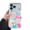 Мультяшный кейс для рисования на тему отпуска для iPhone 17 Pro Max iPhone 16 Pro Max 15 14 13 12 11 16E Air Роскошный силиконовый чехол с текстурой кожи