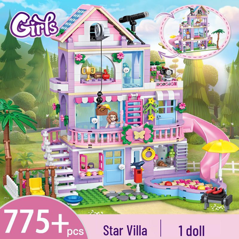 Princess Castle Treehouse Building Blocks - Compatible with Lego, Perfect for Girls