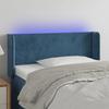 VidaXL LED Headboard Bedroom Furniture Single Bed Accessory Headboard Bed Frame Interior Dark Blue 3122990
