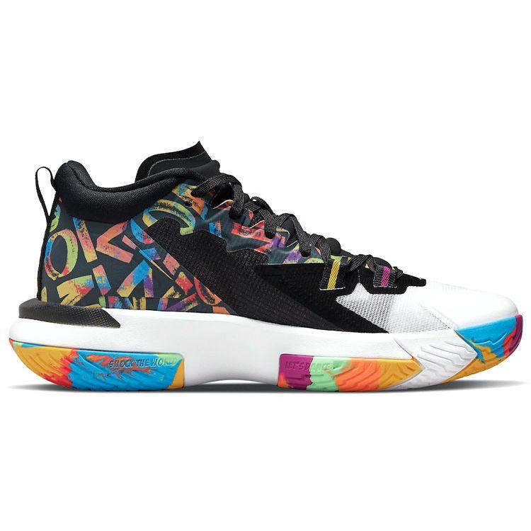 Air Jordan Zion 1 Noah Мужские Кроссовки Разноцветные Черные Ярко-Малиновые DA3130-001