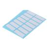 Self Adhesive White Label 12 Sheet Sticky Blank Stickers Remark Recording for Shoppping Mall Food Price Assorted Gifts