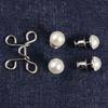 Metal Tighten Waist Brooches Buckle Pins Waist Clip Adjustable Snap Button For Pants Detachable Clothing Accessories