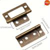 10PCS Heavy Duty Non Mortise Hinges 2''x0.91'', Rustproof Cabinet Hinges w/Screws for Furniture Door Wardrobe (Easy Install)