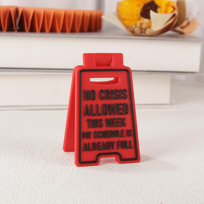 Funny Cat Vomit Caution Sign, Humorous Desk Sign For Cat Lovers Office Decor Unisex Gift For Coworkers Versatile Room Decor