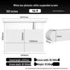 IN&VI 100-inch Electric Motorized Projector Screen