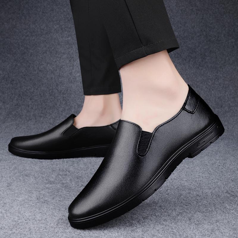 Мода 2024 Минималистичные туфли-лоферы для мужчин, деловая обувь, легкие мужские лоферы из натуральной кожи, уличная высококачественная обувь для вождения