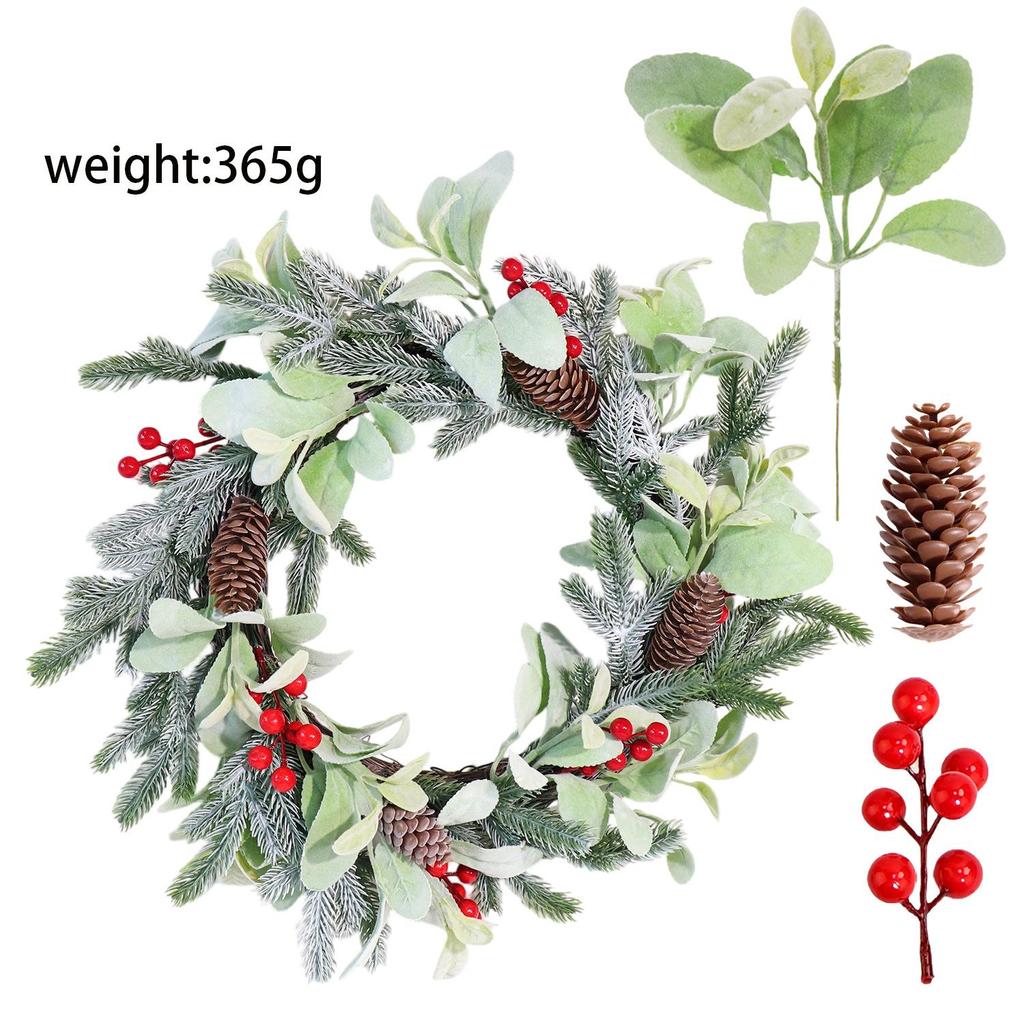 Christmas Pine Cone Wreath Door Hanger: Festive Hanging Decoration