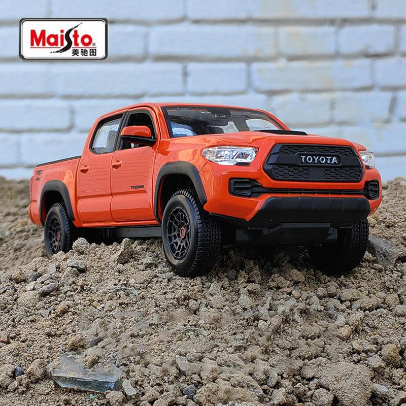 Maisto 1:27 Toyota Tacoma TRD Pro 2023 Alloy Car Diecasts Toy Vehicles Car Model Miniature Scale Model Car For Children