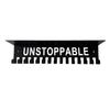 Medals & Trophy Display Stand Wall-Mounted Metal Key Hooks "Unstoppable" Design Inspirational Sports Wall Decor