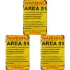EY# Винтажная металлическая табличка с предупреждением, зона 51, прямоугольная железная картина, настенный декор, 30 шт.