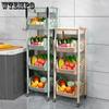 Kitchen Shelf Floor Multi-layer Supplies for Vegetable Basket Household Toys Fruit Storage Rack Snack Storage Rack