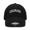 Унисекс Мягкая Хлопковая Папа-кепка Буква COLORADO Вышивка Бейсболка Для Женщин Мужчин Регулируемая Унисекс Повседневная Спортивная Кепка