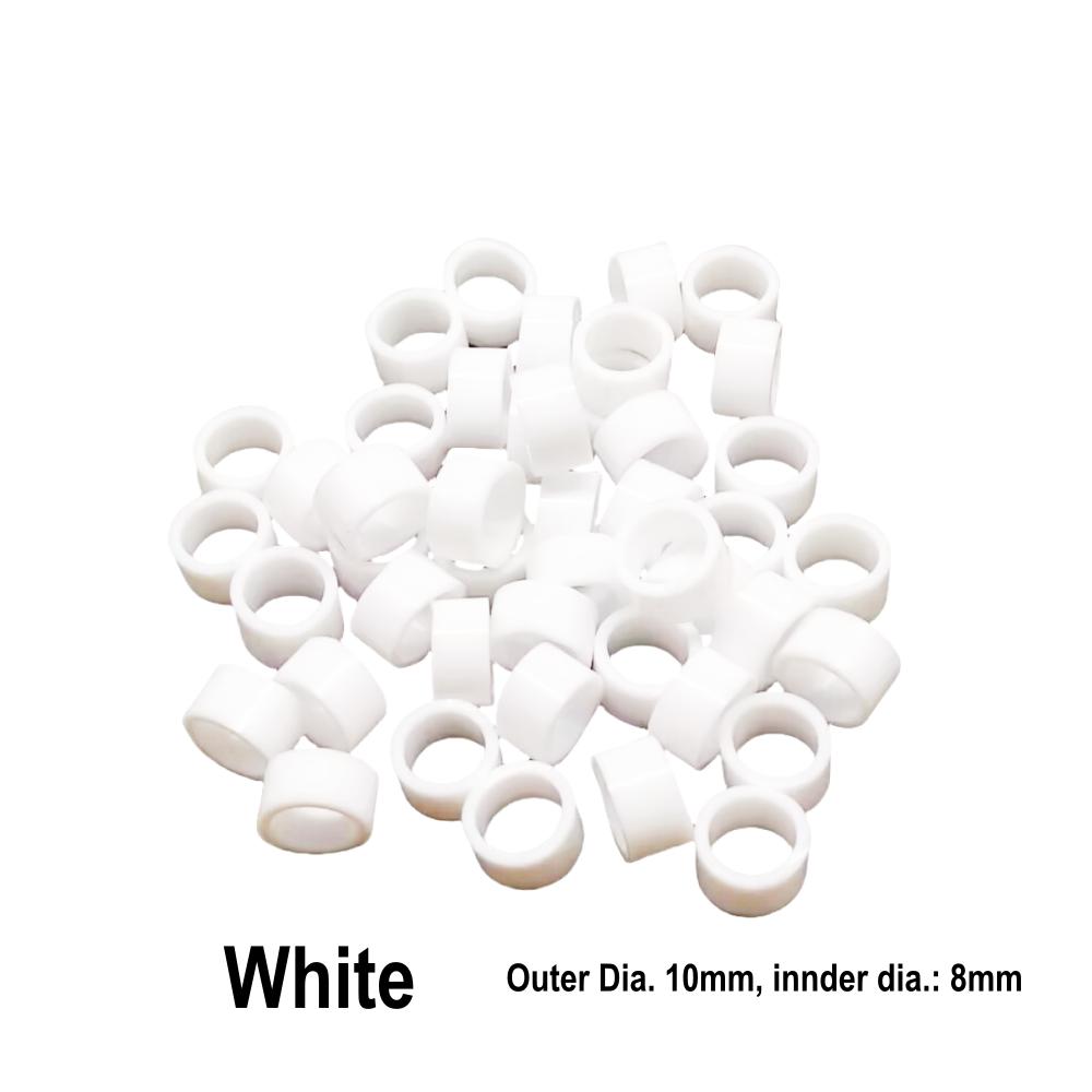 Автоклавируемые стоматологические универсальные силиконовые кольца с цветовым кодом, разноцветные кольца для наконечников или инструментов (Диаметр 7 мм/5 мм)