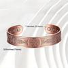 European and American Vintage Bronze Tree of Life Magnetic Bracelet for Men and Women