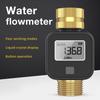 ЖК-дисплей Расходомер воды Латунные вход и выход Расходомер воды 0.1~99999 л/гал Точность Измерение расхода воды с 4 режимами