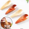 New Wood Creative Tea Spoons Short Handled Condiment Scoops Flatware Coffee Tea Small Sugar Spoons Coffee Spoons Kitchen Gadgets
