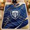 Фланелевое одеяло Leeds United Football Теплое Мягкое Плед для использования на диване кровати в гостиной
