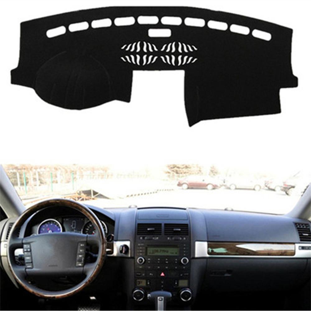 Внутренний автомобильный чехол для приборной панели, коврик для приборной панели, ковер, козырек от солнца, чехол для приборной панели, пригодный для Volkswagen VW Touareg 2004 2005