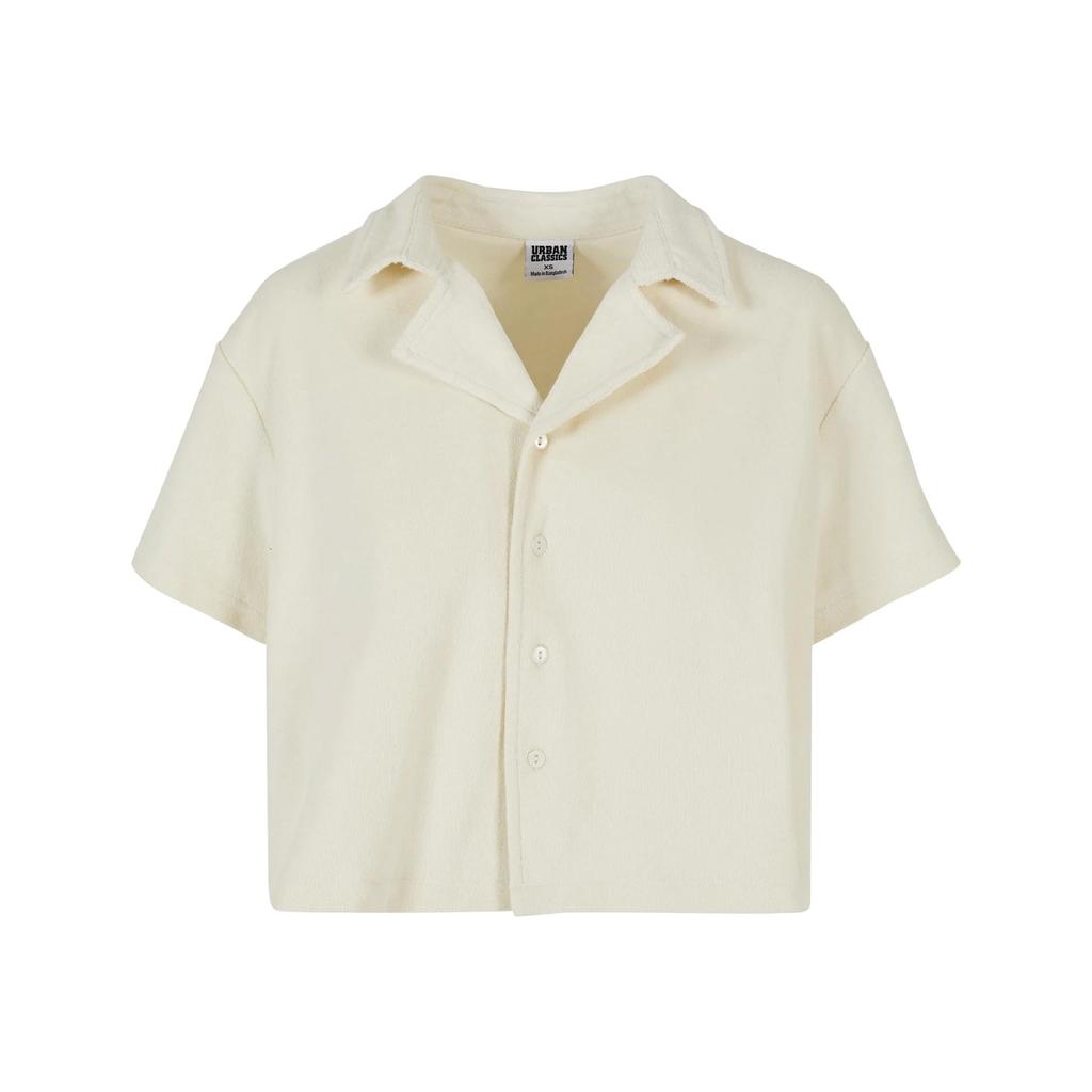 Urban Classics Womens/Ladies Towelling Resort Shirt
