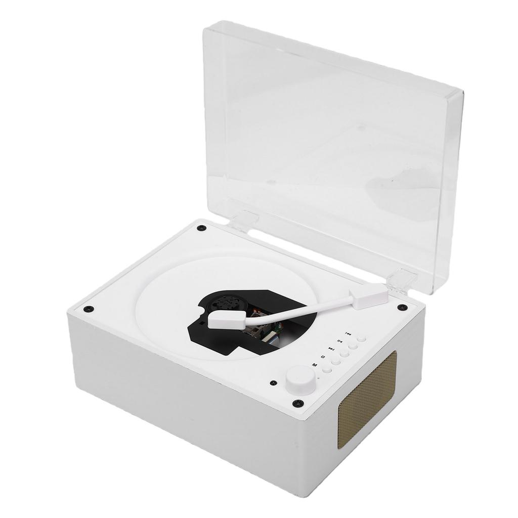 CD-плеер Беспроводной Bluetooth 5.1 Портативный CD-плеер USB AUX Вход Поддерживает CD MP3 WMA с Двойными Динамиками Пульт Дистанционного Управления