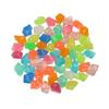 300Pcs Glow Rocks In The Dark Pebbles Luminous Stones DIY Decorative Gravel for Fish Tank Aquarium Yard Natural Crystals