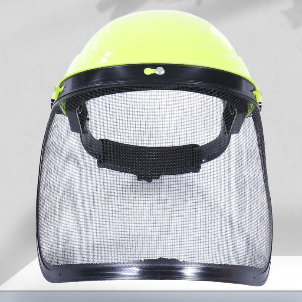 Splash Prevention Mesh Face Shield Adjustable Protective Mask New Chainsaw Helmet  Outdoors