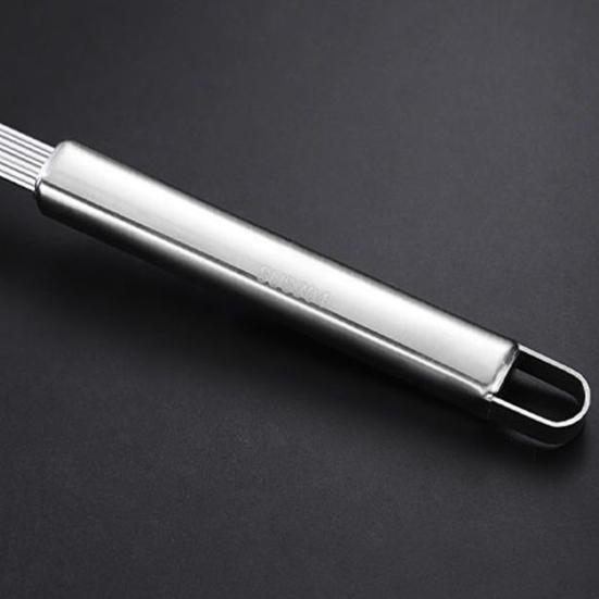 Ложка с прорезями из нержавеющей стали, мелкая сетка, защита от ожогов, длинная ручка, термостойкая жарка, сито для жарки пищевого масла, жира, скиммера