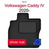 Velour Driver Floor Mat For: Volkswagen Caddy Iv Kombivan (2020-)