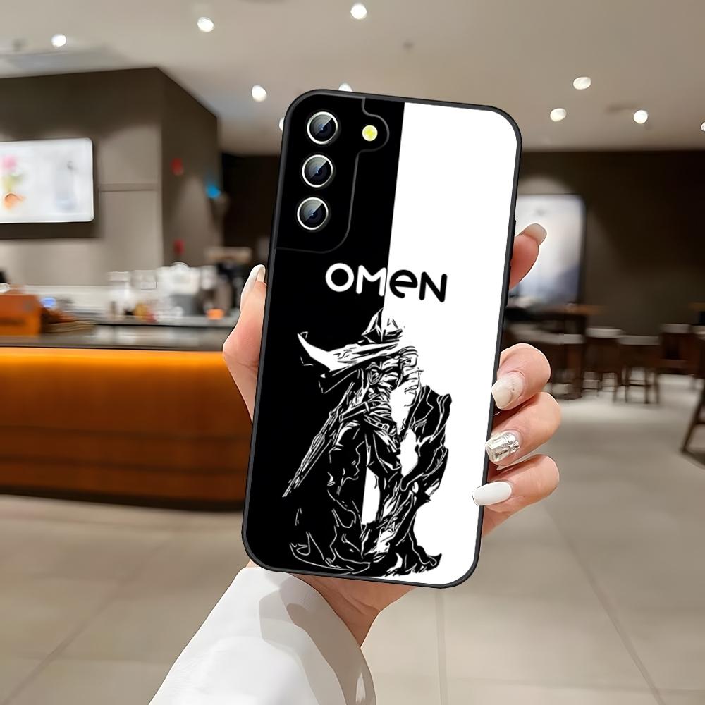 Чехол для телефона Omen V-ValorantS для S25 Samsung S24 Ultra S22 S23 S20 Fe S21 Plus A54 A34 A16 A53 Задняя крышка