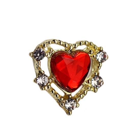 10 шт. Маникюрный декор, сверкающий, потрясающий визуальный эффект, трехмерное сердце для ногтей своими руками, красочные искусственные алмазные украшения для ногтей, принадлежности для ногтей