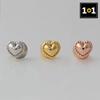 (1+1) Fashion Mini Heart Piercing One Side Sale